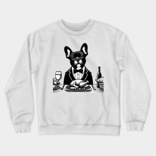 French Bulldog Thanksgiving Crewneck Sweatshirt